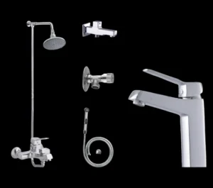Complete MUSE SET Bathroom Sanitary Fittings