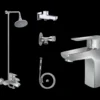 Complete ARAGON SET Bathroom Sanitary Fittings
