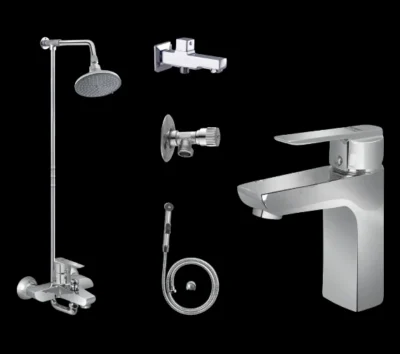 Complete ARAGON SET Bathroom Sanitary Fittings