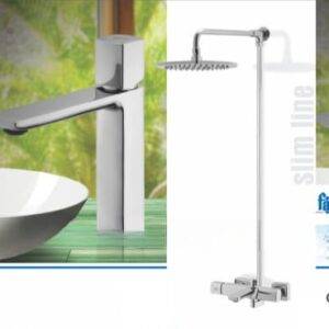 Complete Slim Line Series Single Lever Bath Set – Sleek Design, Effortless Control