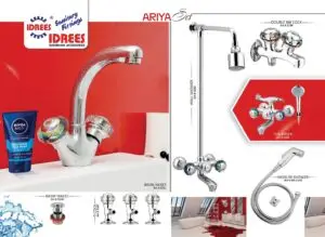 Complete Ariya 2 Nob Set Sanitary Set Code 2112