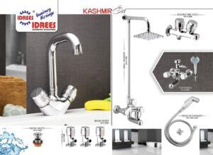 Complete Kashmir 4 Nob Set Sanitary Set Code 1311