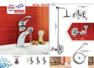 Complete Neal River Single Lever Sanitary Set Code 2611