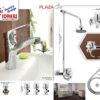 Complete Plaza Single Lever Sanitary Set Code 2711