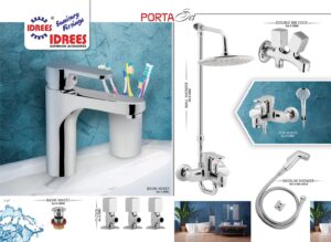 Complete Porta Single Lever Sanitary Set Code 3911