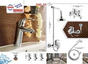 Complete Similar Single Lever Sanitary Set Code 3811