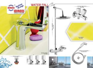 Complete Water Fall Single Lever Sanitary Set Code 3711