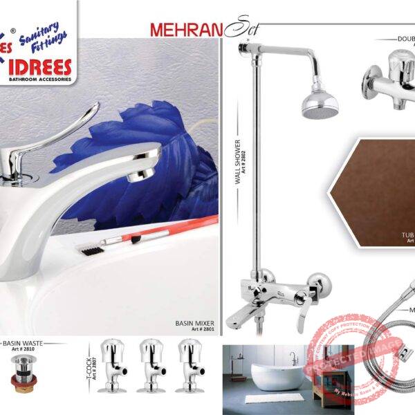 Complete Mehran Single Lever Sanitary Set Code 2815