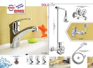 Complete Solo Single Lever Sanitary Set Code 511