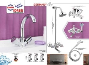Complete Germany 2 Nob Sanitary Set Code 2012