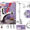 Complete Furat Single Lever Sanitary Set Code 2511