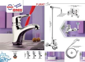 Complete Furat Single Lever Sanitary Set Code 2511