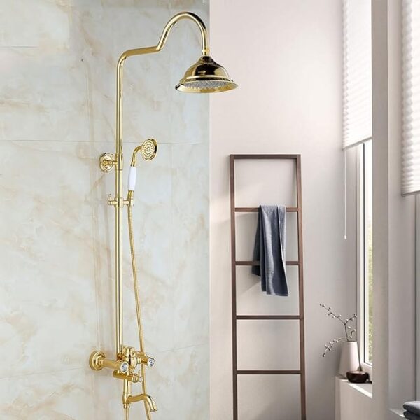 Luxury Gold Shower Faucet Set
