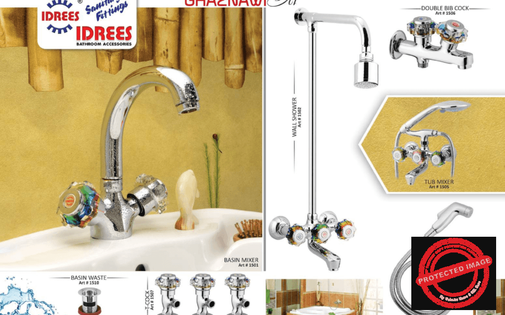 Complete Ghaznawi 2 Nob Sanitary Set Code 1512