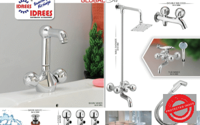 Complete Global 2 Nob Sanitary Set Code 1912