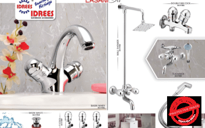 Complete Lasani 2 Nob Sanitary Set Code 912