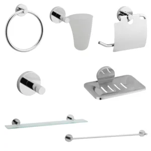Complete Bathroom Oriel Accessories Set Art 5670