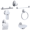 Complete Bathroom Porta Accessories Set Art 5600
