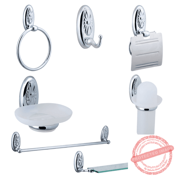 Complete Bathroom Royal Accessories Set Art 5620