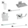 Complete Bathroom Smart Accessories Set Art 5660
