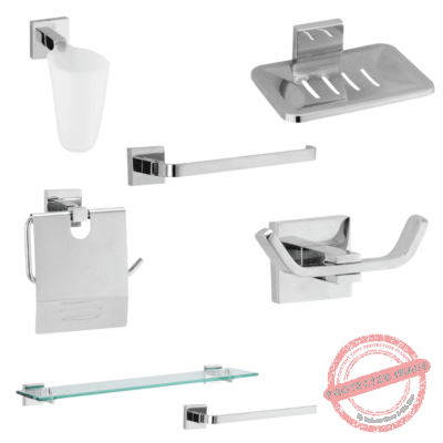 Complete Bathroom Smart Accessories Set Art 5660