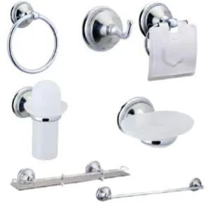Complete Bathroom Super Accessories Set Art 5610