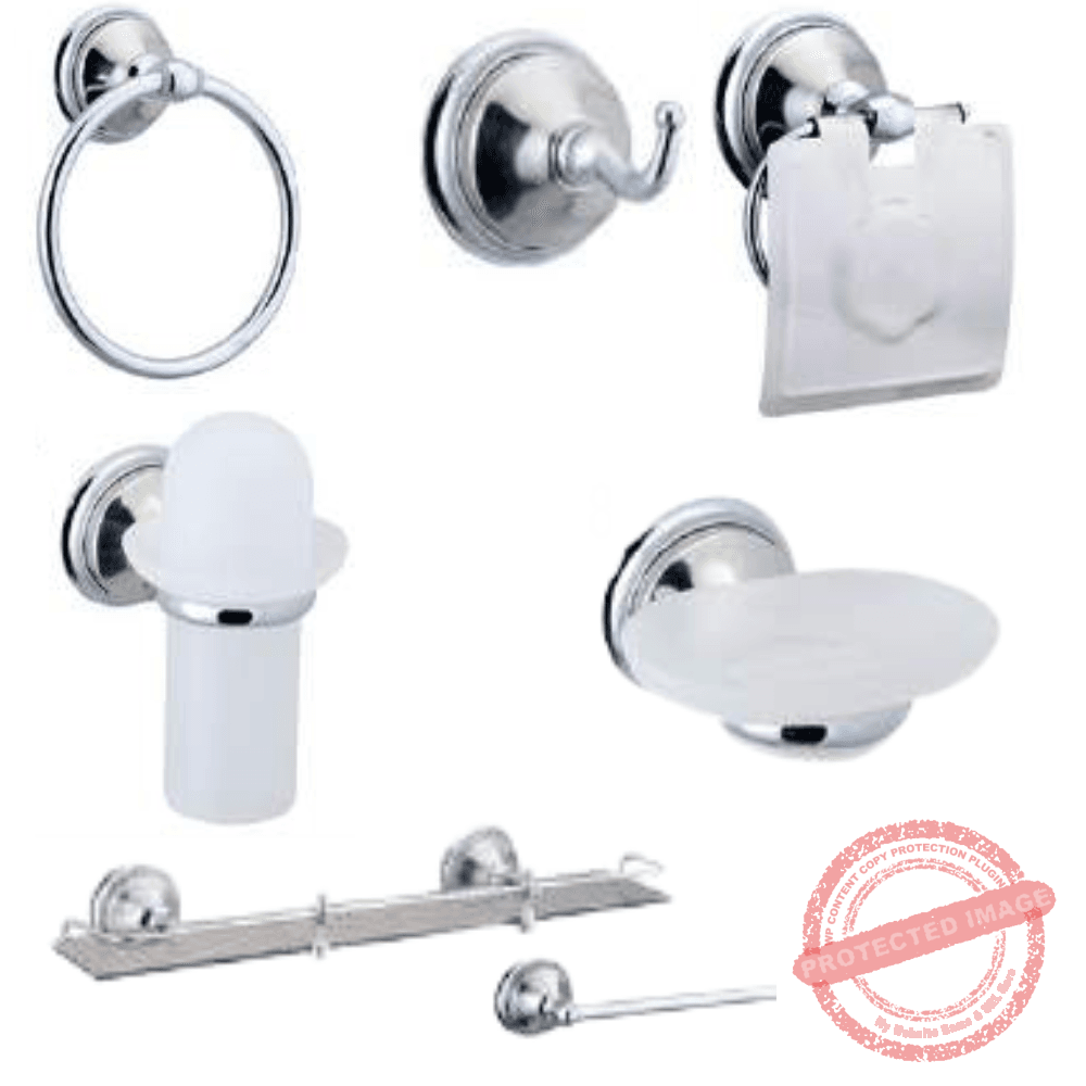 Complete Bathroom Super Accessories Set Art 5610