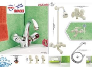 Complete Askari 2 Nob Sanitary Set Code 312