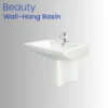 Beauty One-Piece Wall-Hung Basin