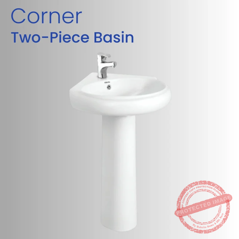 Corner Two-Piece Basin