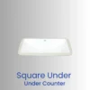 Square Under-Counter Vanity Basin