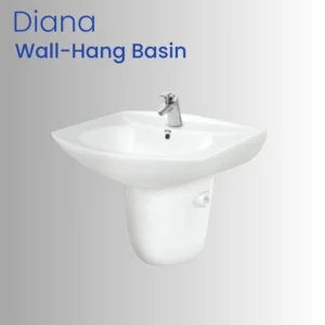 Diana One-Piece Wall-Hung Basin for Modern Style