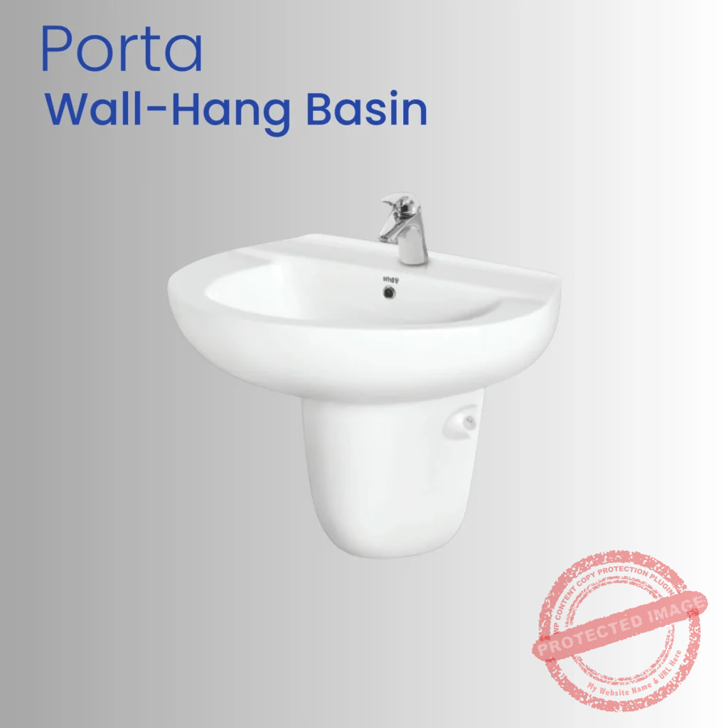 Porta One-Piece Wall-Hung Basin