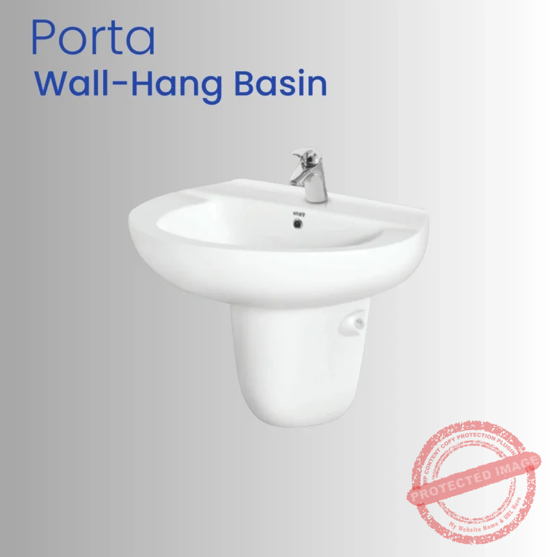 Porta One-Piece Wall-Hung Basin