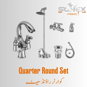 Sonex-Complete Quarter Round Bath Set