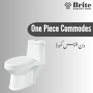 Brite-One Piece Commodes