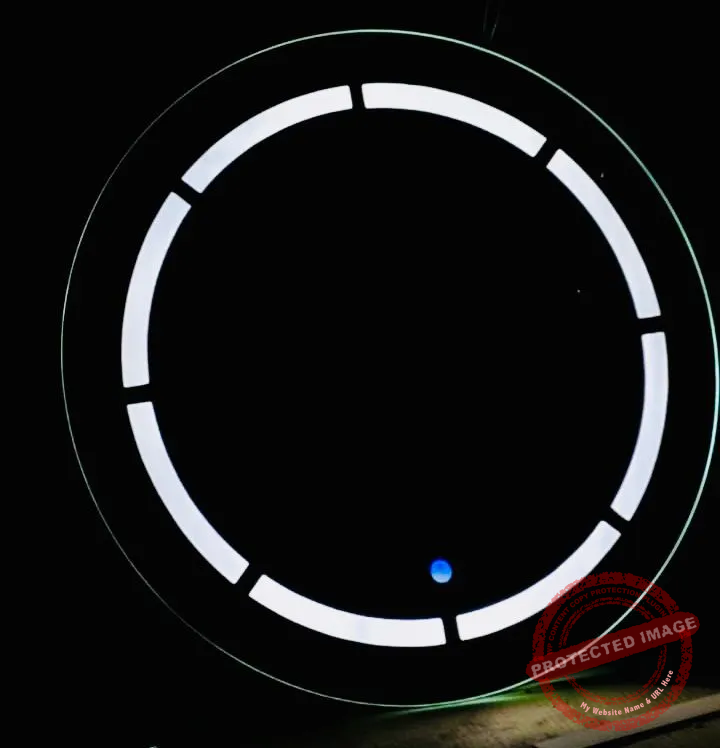 Smart LED Round Mirror with Touch Control