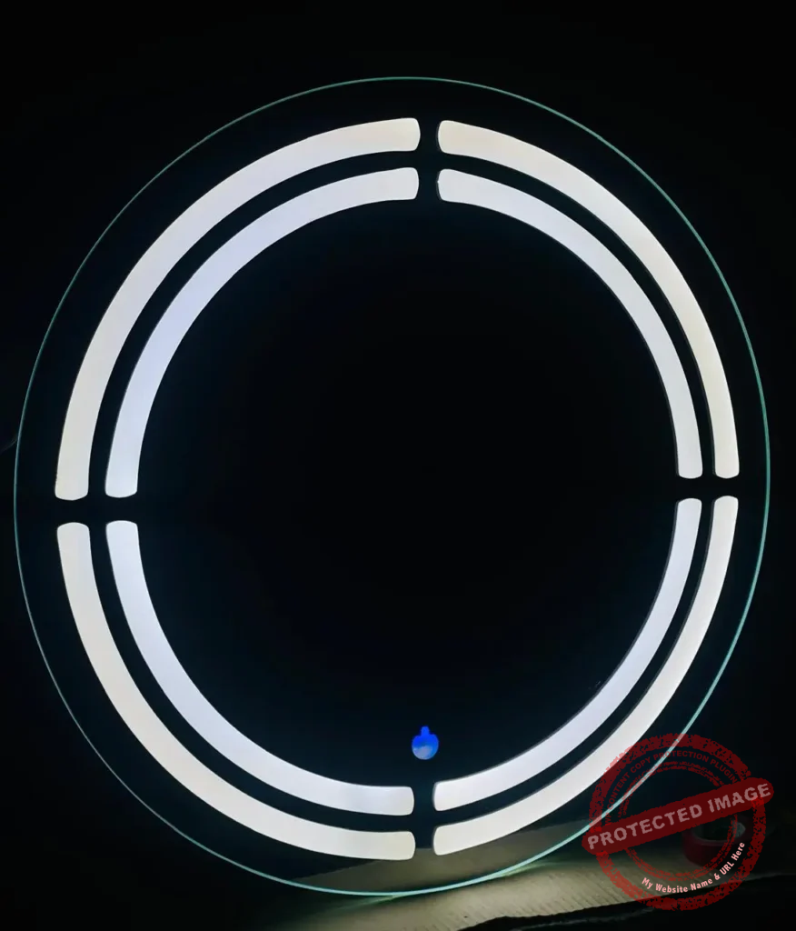 Smart LED Round Mirror with Touch Control