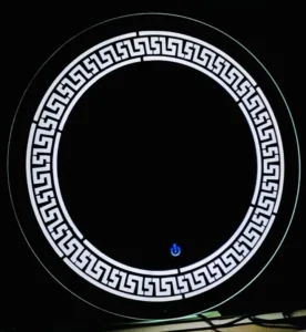 Smart LED Round Mirror with Touch Control