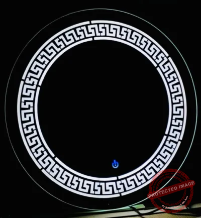 Smart LED Round Mirror with Touch Control
