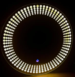 Smart LED Round Mirror with Touch Control