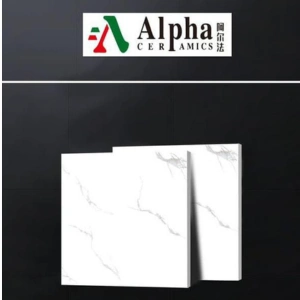 Luxurious 600x600mm White Marble Look Ceramic Tiles