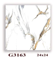 Sophisticated 24x24 Inch Marble-Effect Tile – Model G3163