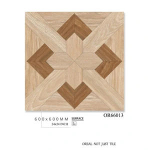 600x600mm Geometric Ceramic Tile – Model OR66013