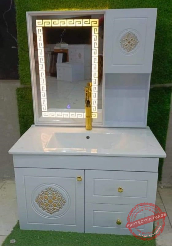 PVC Vanity with Integrated LED Mirror