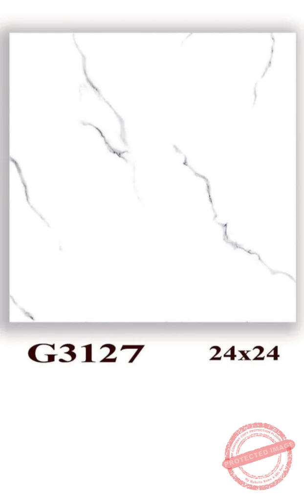 Sophisticated 24x24 Inch Marble-Effect Tile – Model G3162