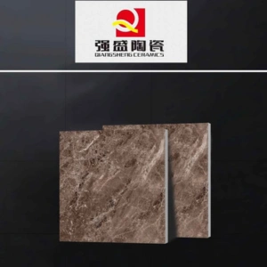 600x600mm Brown Marble Ceramic Tile – Model 60QS031B
