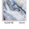 24x24 Inch Gray and Gold Marble Tile – Model G3172