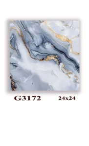 24x24 Inch Gray and Gold Marble Tile – Model G3172