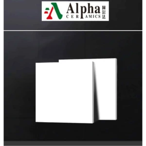 Sleek 600x600mm White Ceramic Tile – Model 60AF000